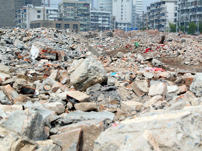 建筑垃圾已经成为城镇发展的一大污染源