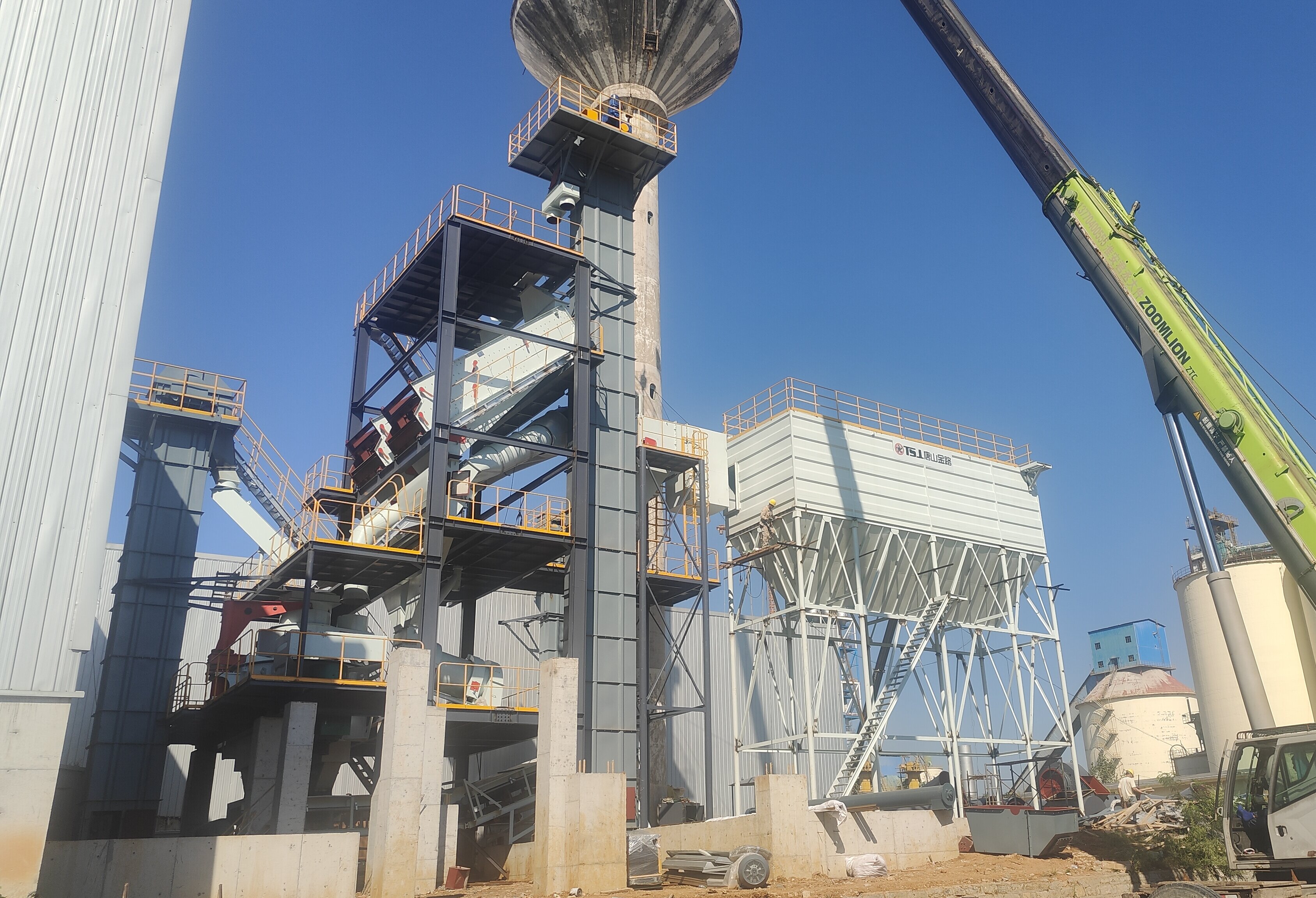 石粉制砂楼：让石粉变废为宝，破碎机制砂开启新征程
