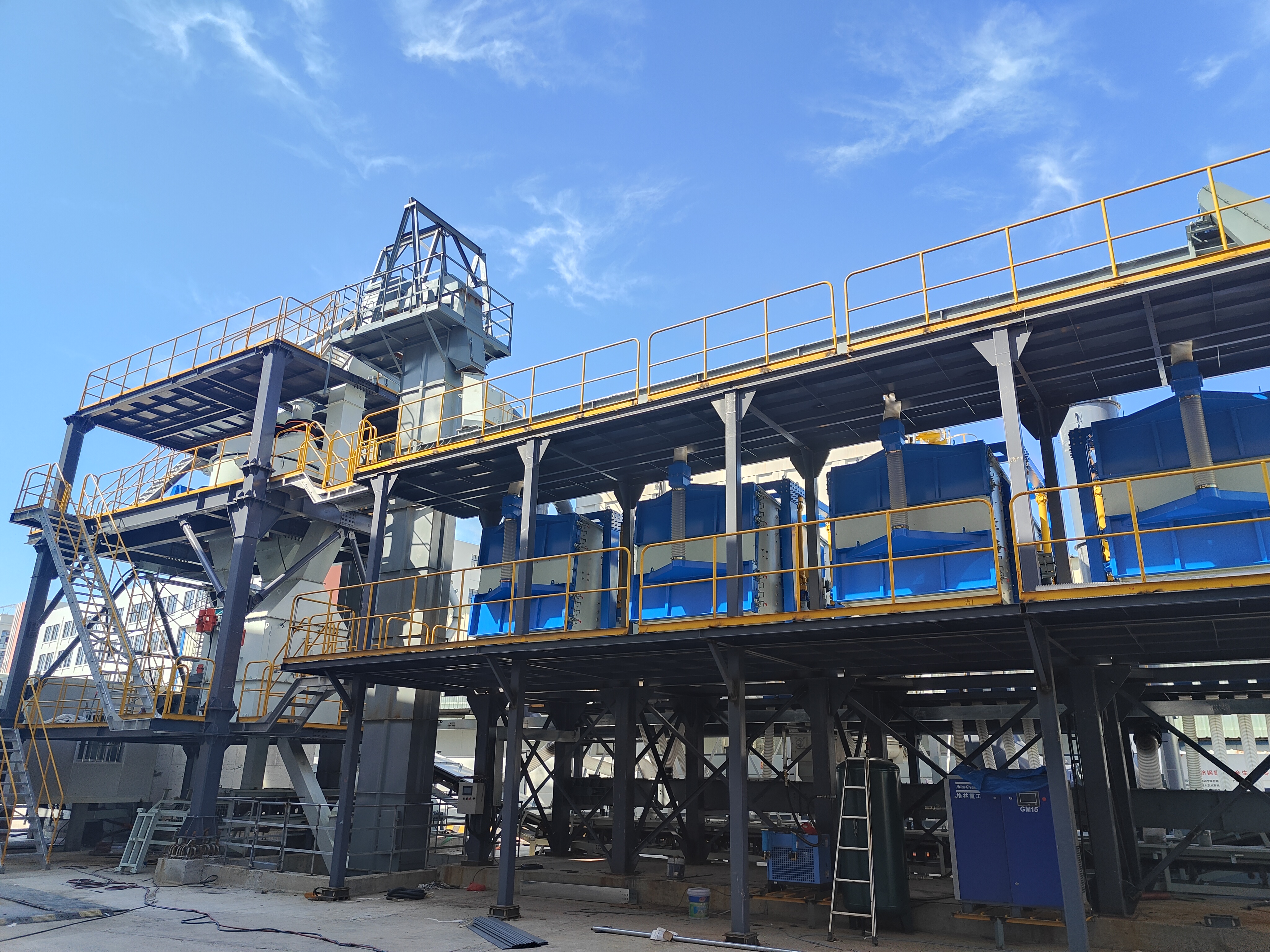 干法制砂楼：让钢渣变废为宝，生产多元机制砂